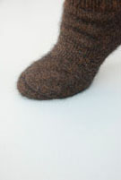Chocolate Possum Merino Socks with compression