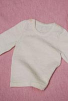 Grey merino Baby Jumper