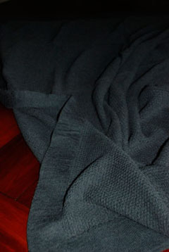 Charcoal Alpaca Blanket