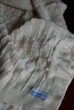 Cream coloured Blanket