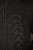 Chocolate Possum Merino Silk Jacket