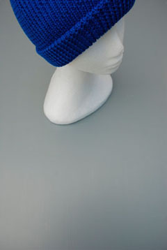 Blue Merino Beanie