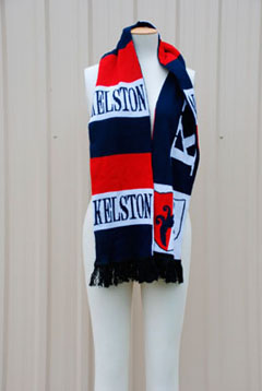 Scarf with School name and logo