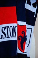 Scarf with School name and logo
